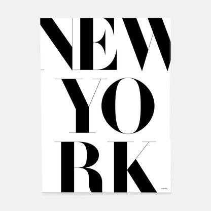 New York Bold Print