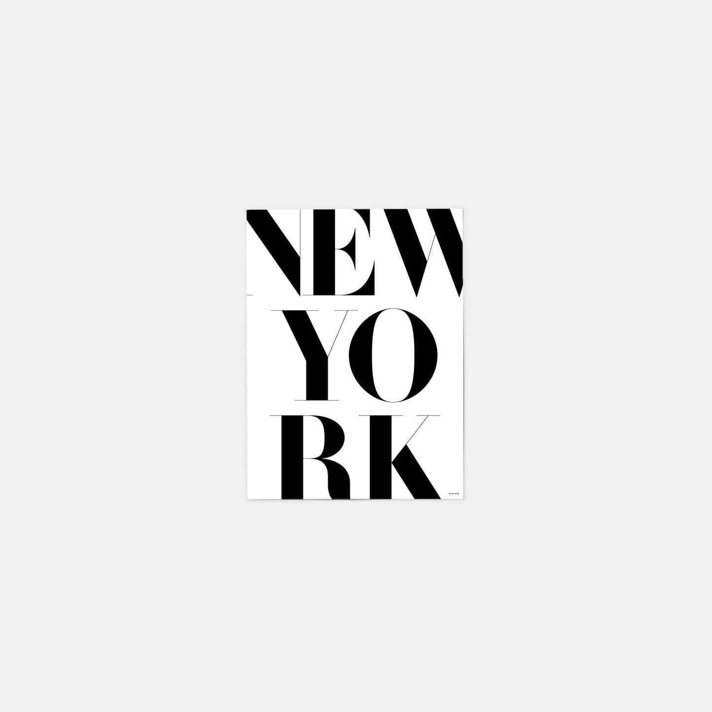 New York Bold Print