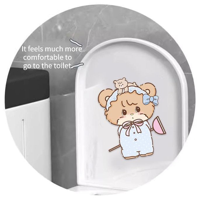 Creative Cartoon Sticker Decoration Deodorant Toilet Aromatherapy Sticker Y09