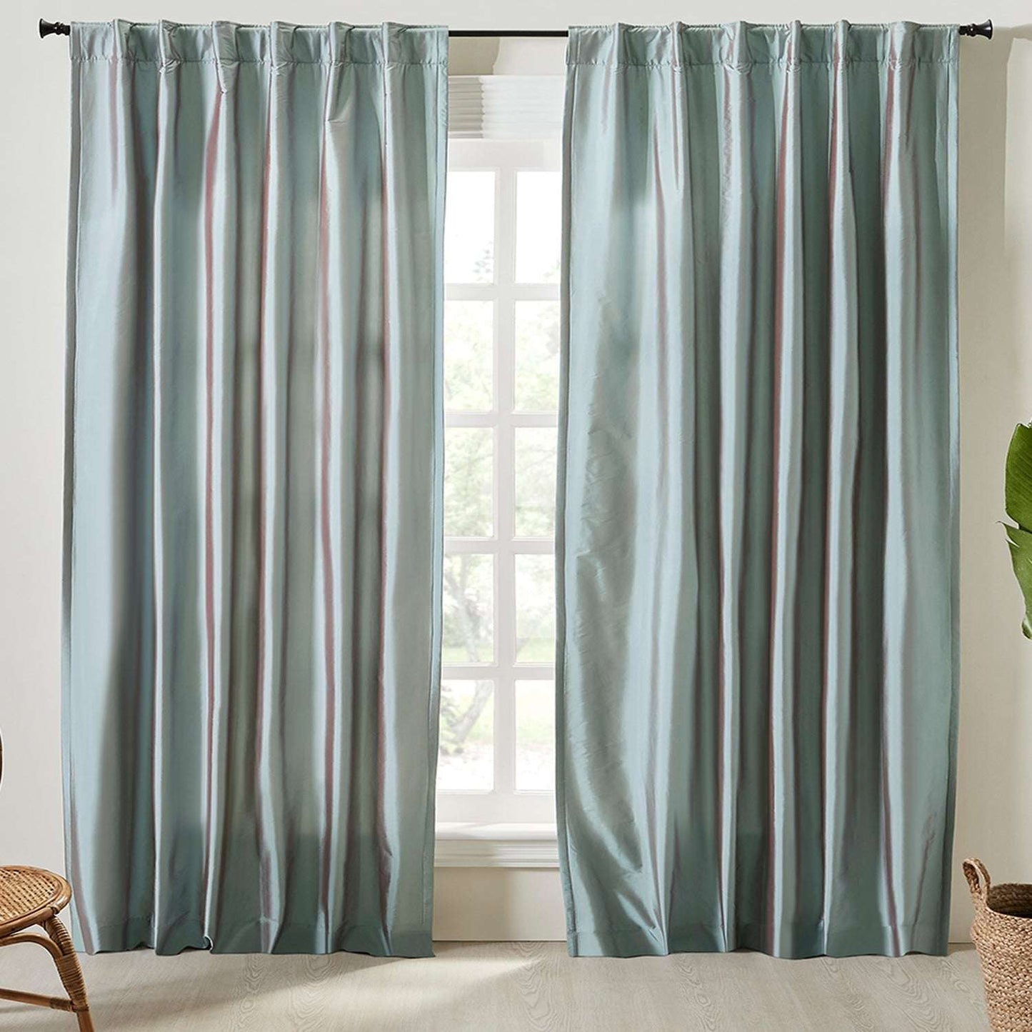 Valencia Faux Silk Curtains