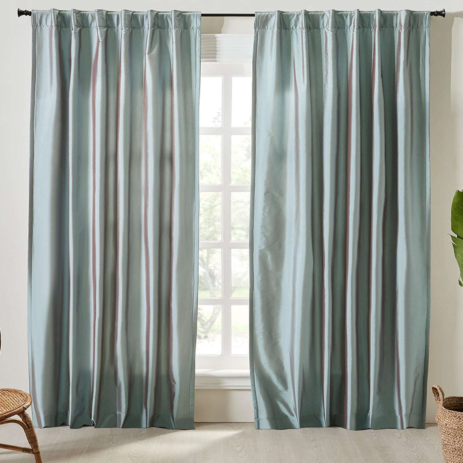 Valencia Faux Silk Curtains