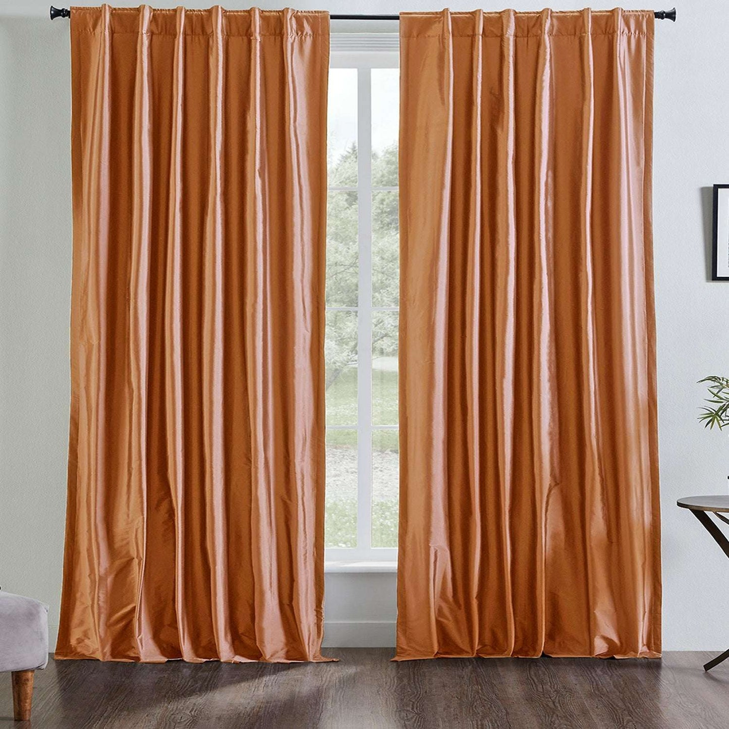 Valencia Faux Silk Curtains