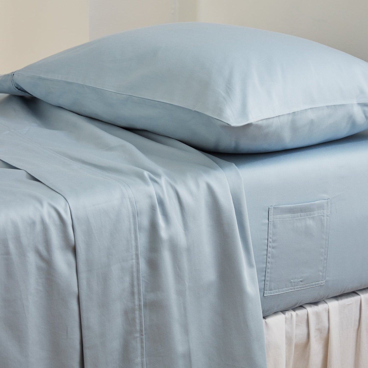 Robin Cotton Sheet Set with Bedside Pocket