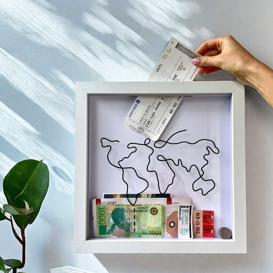 Personalized Memory Photo Frame - Multifunctional Travel Gift Idea Storage Box Y44