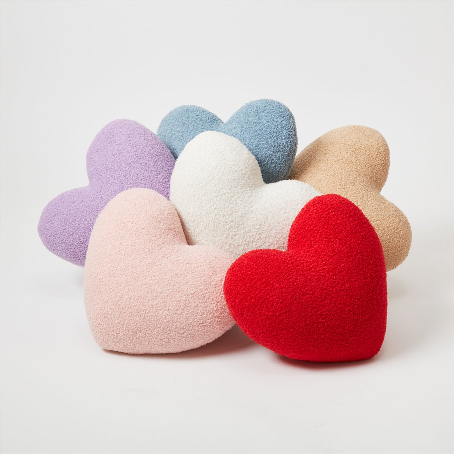 Brooke Boucle Heart Pillow