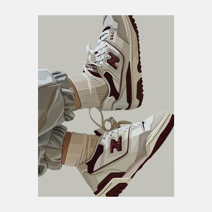 NB Kicks Print by Chloe Sheftel