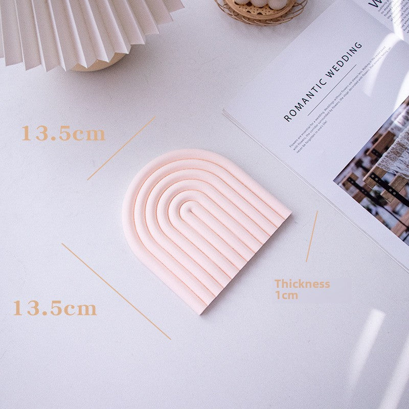 Plateau à bijoux en plâtre, organiseur pour accessoires photo, pour la maison et le bureau, Y42