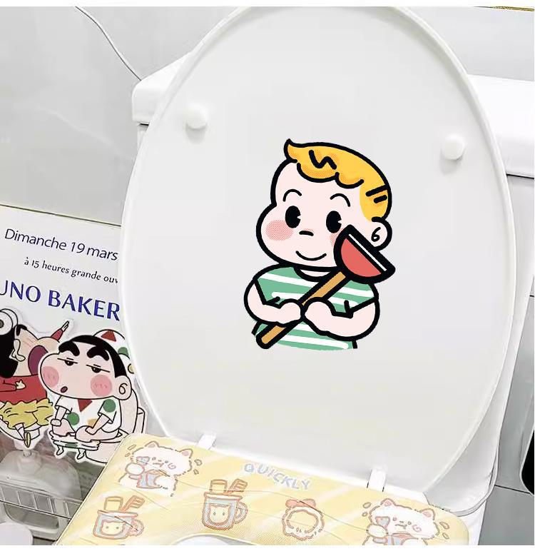 Creative Cartoon Sticker Decoration Deodorant Toilet Aromatherapy Sticker Y09