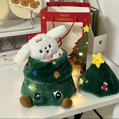 Adornos para árbol de Navidad, juguetes de peluche para perros pequeños, regalos creativos Y18