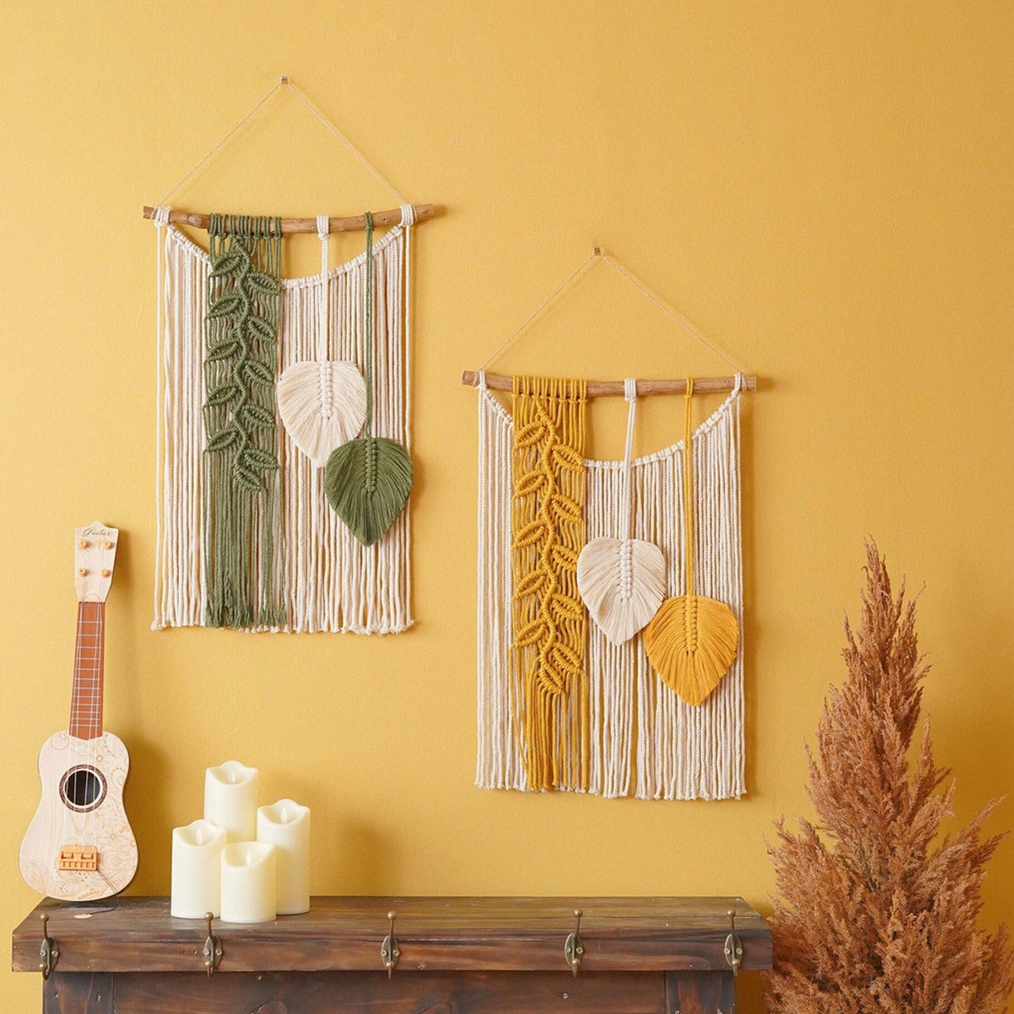 Macrame Wall Hanging Boho Style Home Decor Handmade Housewarming Gift Y04