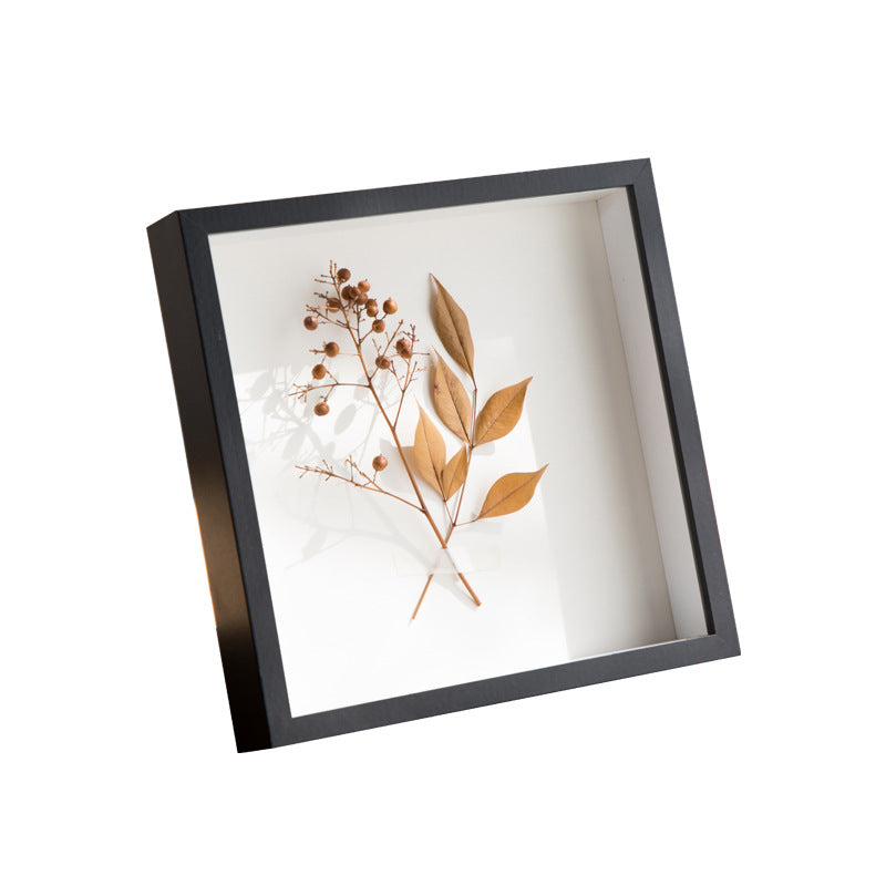 Dried Flower Photo Frame Handmade DIY Table Picture Frame Y11