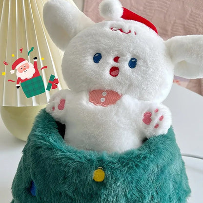 Adornos para árbol de Navidad, juguetes de peluche para perros pequeños, regalos creativos Y18