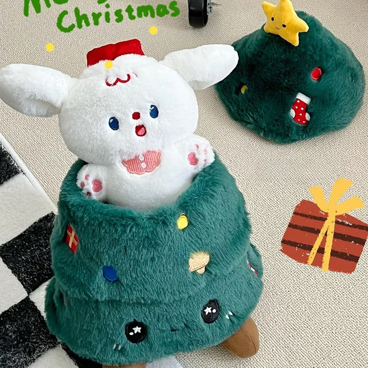 Christmas Tree Ornaments Small Dog Plush Toys Creative Gifts Y18