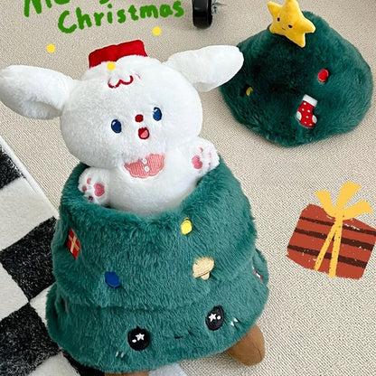 Adornos para árbol de Navidad, juguetes de peluche para perros pequeños, regalos creativos Y18