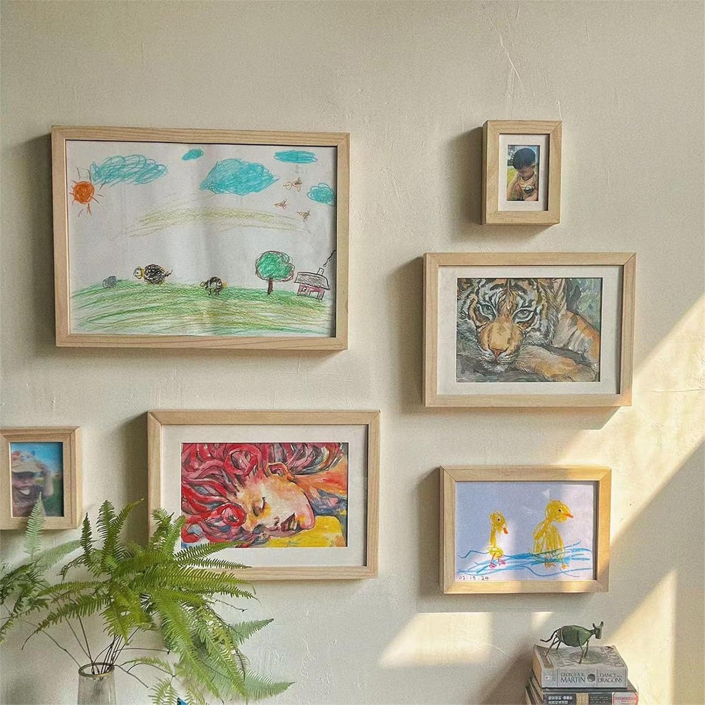 Kids Art Frame Children Drawing Art Display Frame Y13