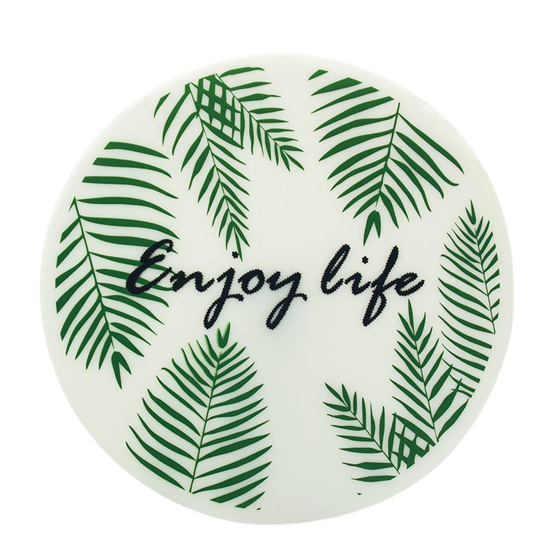 Round Silicone Anti-Slip Coaster Marker Coaster Coffee Coaster Y31