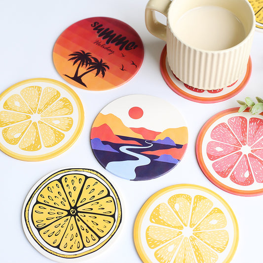 Dopamine Decor Anti-Slip Heat Insulation Coaster Silicone Placemats Y26