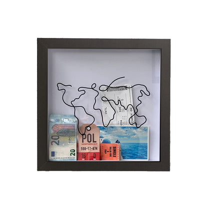 Personalized Memory Photo Frame - Multifunctional Travel Gift Idea Storage Box Y44