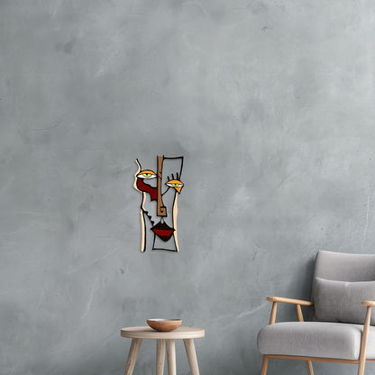 Arte de pared de Pablo Picasso, decoración de pared de metal, arte boho, regalo para el hogar Y15