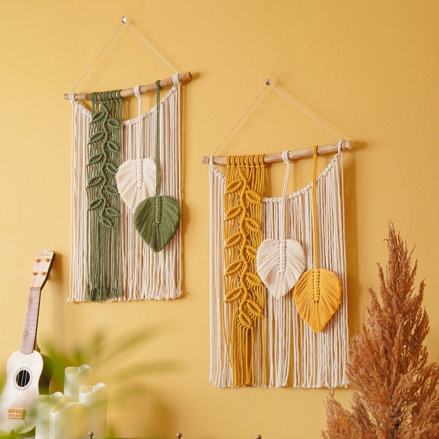 Macrame Wall Hanging Boho Style Home Decor Handmade Housewarming Gift Y04