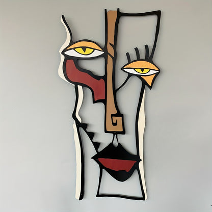 Arte de pared de Pablo Picasso, decoración de pared de metal, arte boho, regalo para el hogar Y15