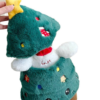 Adornos para árbol de Navidad, juguetes de peluche para perros pequeños, regalos creativos Y18