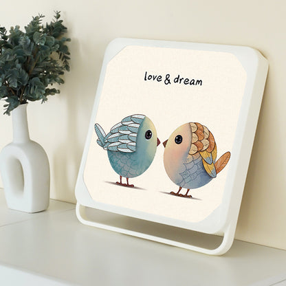 Bathroom Mural Storage Box - Decorative Wall Hanging Folding Shelf Y43