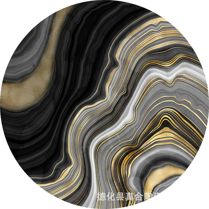 Dessous de verre absorbant en céramique à texture marbre avec base en liège personnalisable Y29