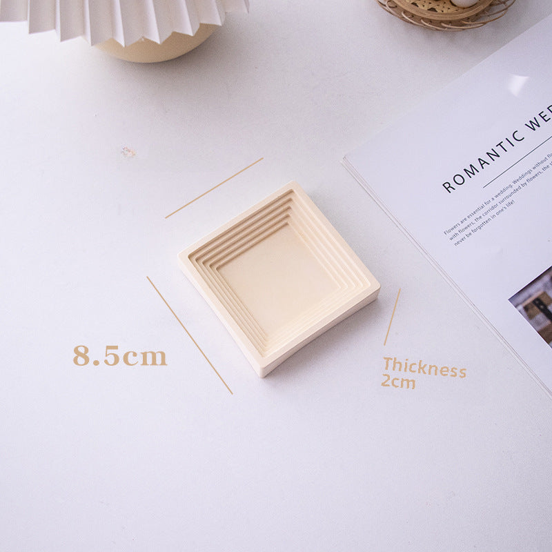 Plateau à bijoux en plâtre, organiseur pour accessoires photo, pour la maison et le bureau, Y42