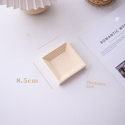 Plateau à bijoux en plâtre, organiseur pour accessoires photo, pour la maison et le bureau, Y42
