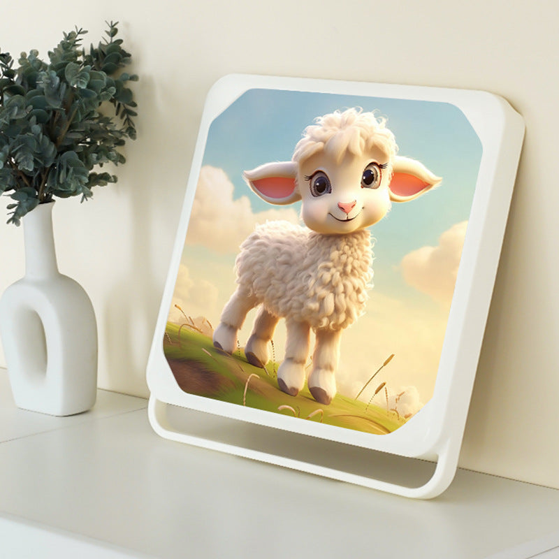 Bathroom Mural Storage Box - Decorative Wall Hanging Folding Shelf Y43