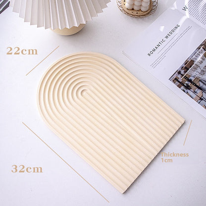Plateau à bijoux en plâtre, organiseur pour accessoires photo, pour la maison et le bureau, Y42