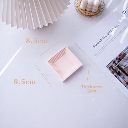 Plateau à bijoux en plâtre, organiseur pour accessoires photo, pour la maison et le bureau, Y42