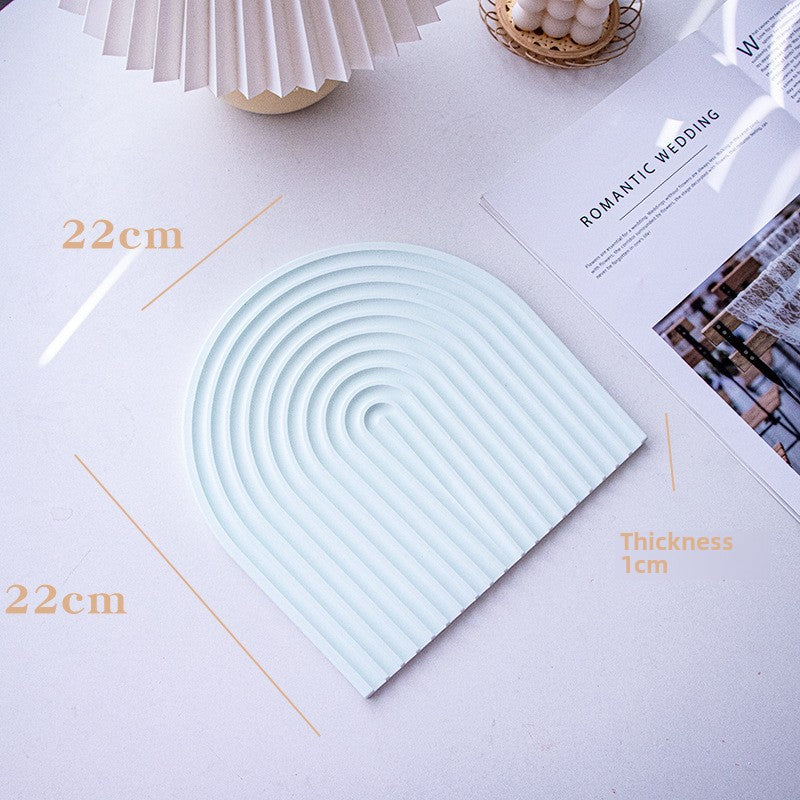 Plateau à bijoux en plâtre, organiseur pour accessoires photo, pour la maison et le bureau, Y42