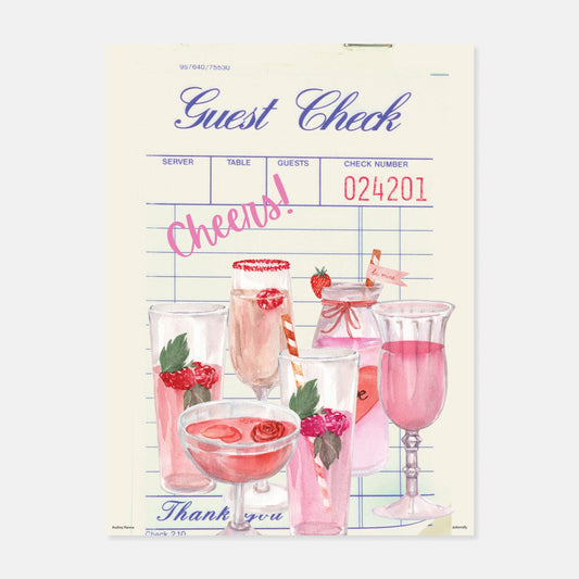 Cheers! Print by Audrey Hanna