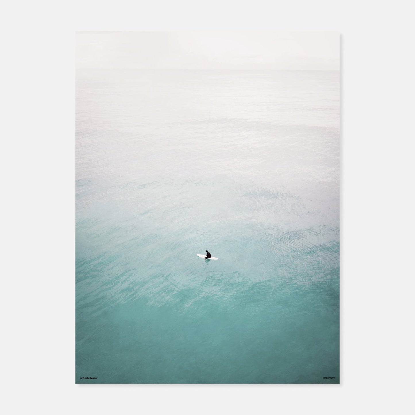 Calm Surf Print by Krista Mosakowski