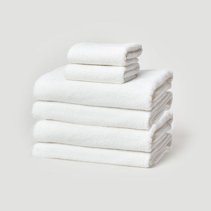 Ensemble de 6 serviettes de bain et de toilette