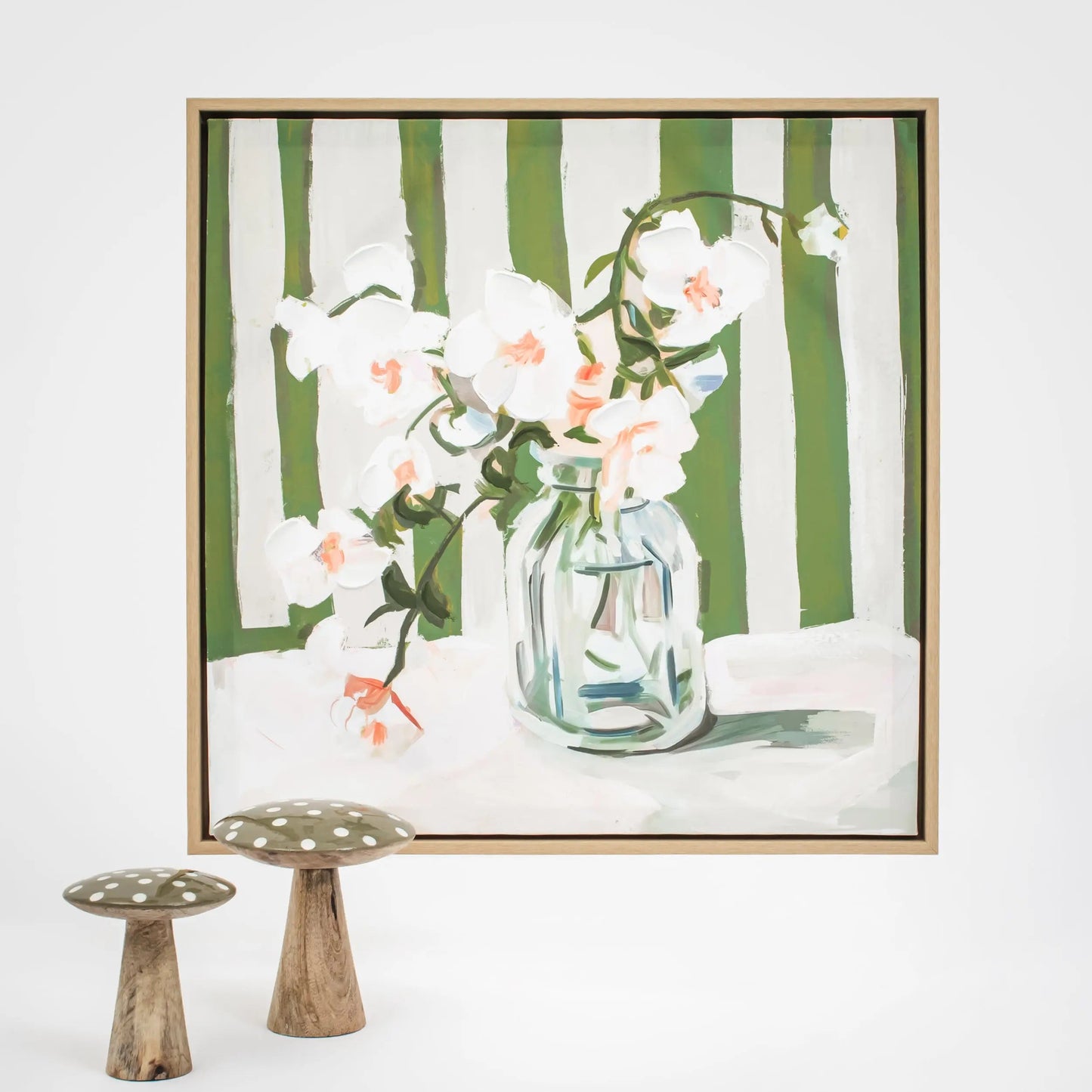 Pearl Orchid Framed Wall Art Painting