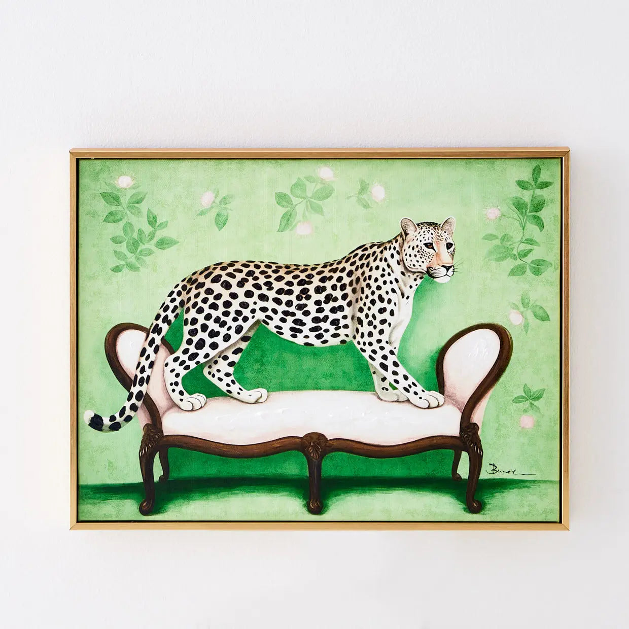 Posh Prowl Framed Wall Art Painting