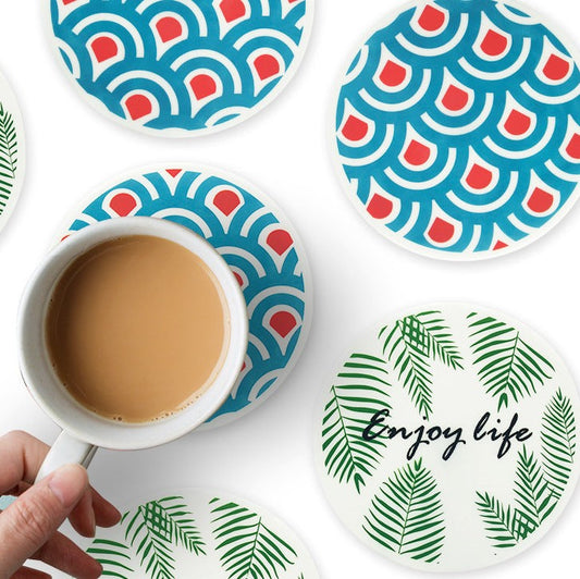 Round Silicone Anti-Slip Coaster Marker Coaster Coffee Coaster Y31