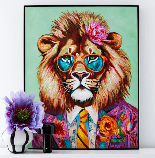 The Mane Attraction Framed Wall Art Painting