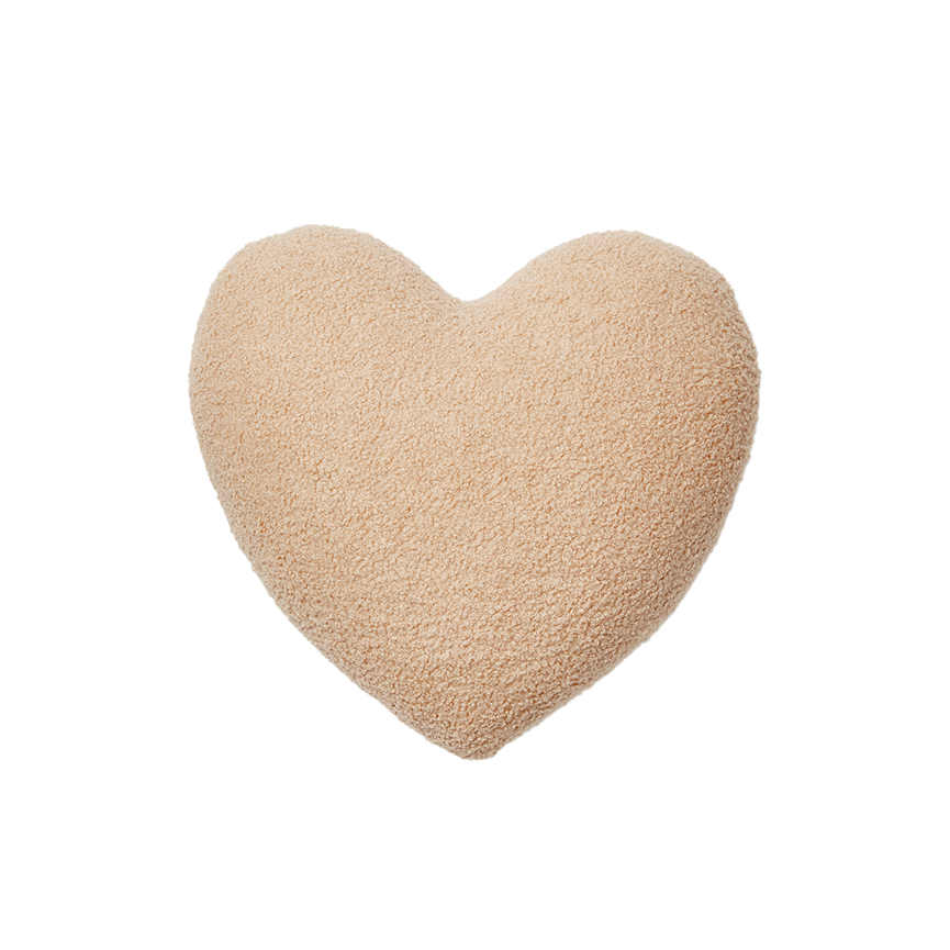 Brooke Boucle Heart Pillow