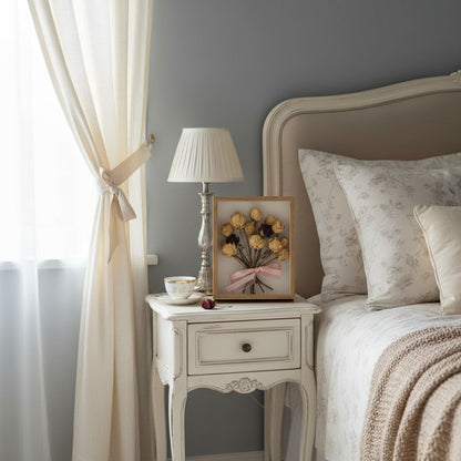 Dried Flower Photo Frame Handmade DIY Table Picture Frame Y11