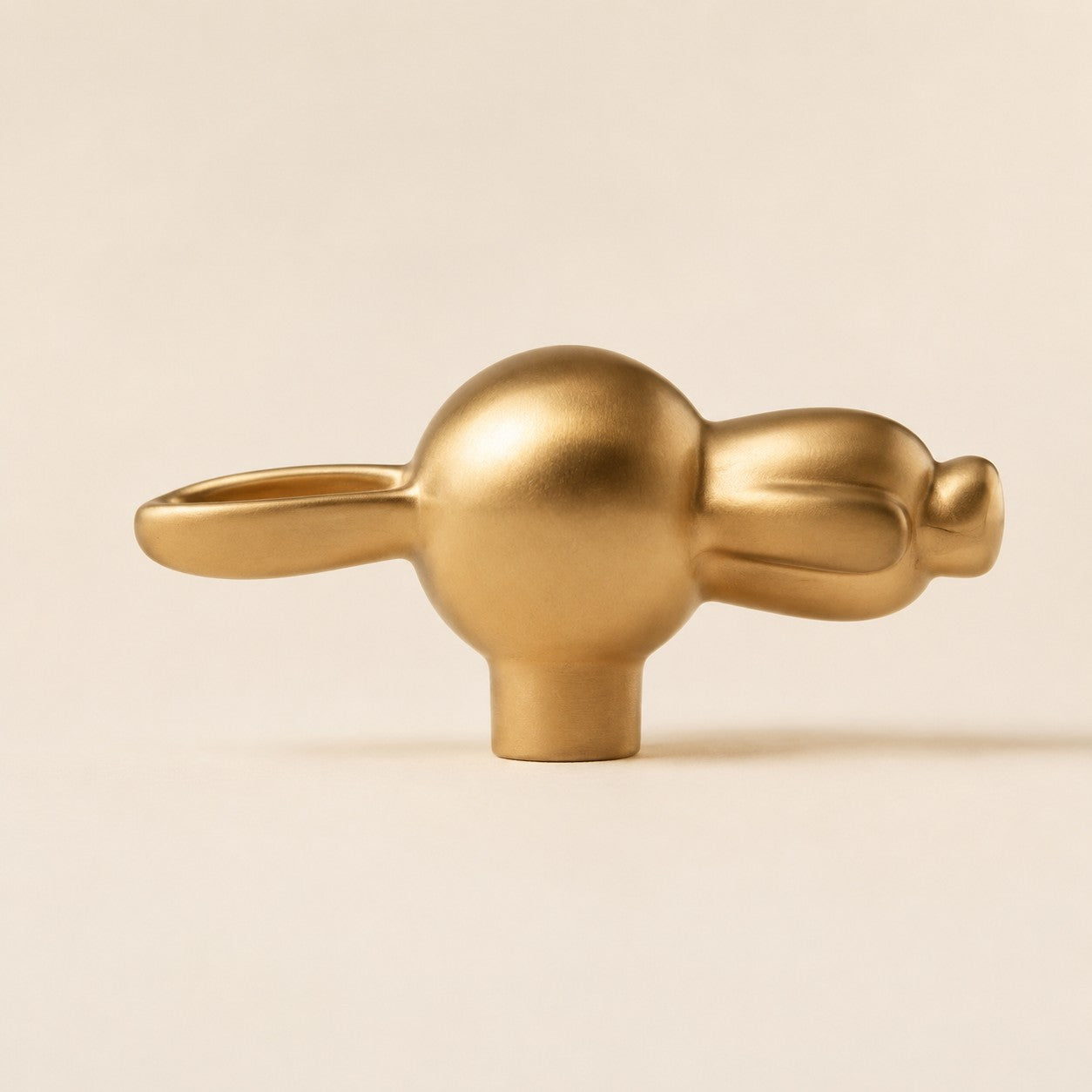 Whimsical Rabbit and Carrot Brass Cabinet Knobs