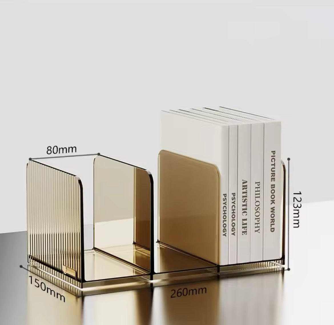 Atril transparente para libros