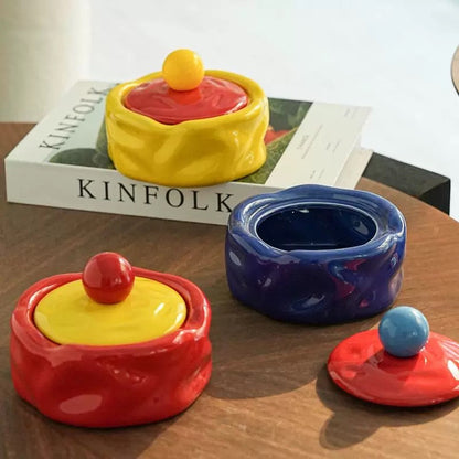Colorful Funky Ceramic Storage YP102