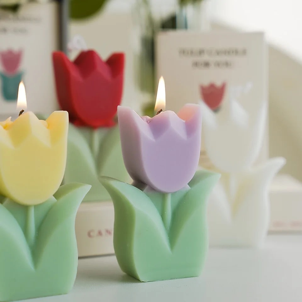 Velas de tulipán