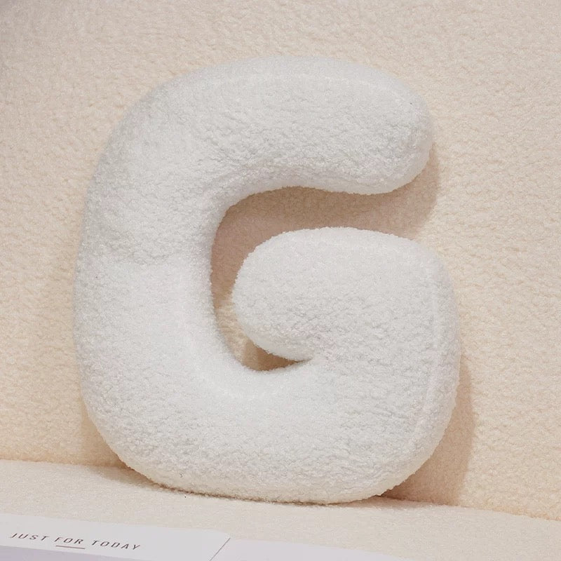 Plush Alphabet Letter Pillow