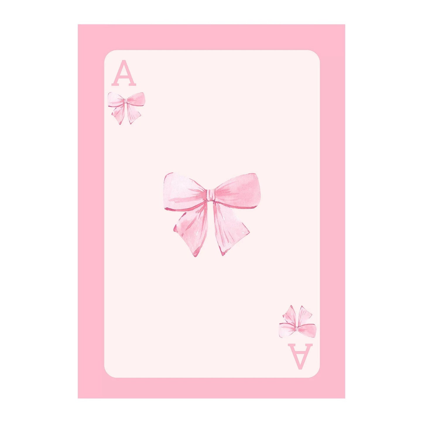 Pink Bow Coquette Poster
