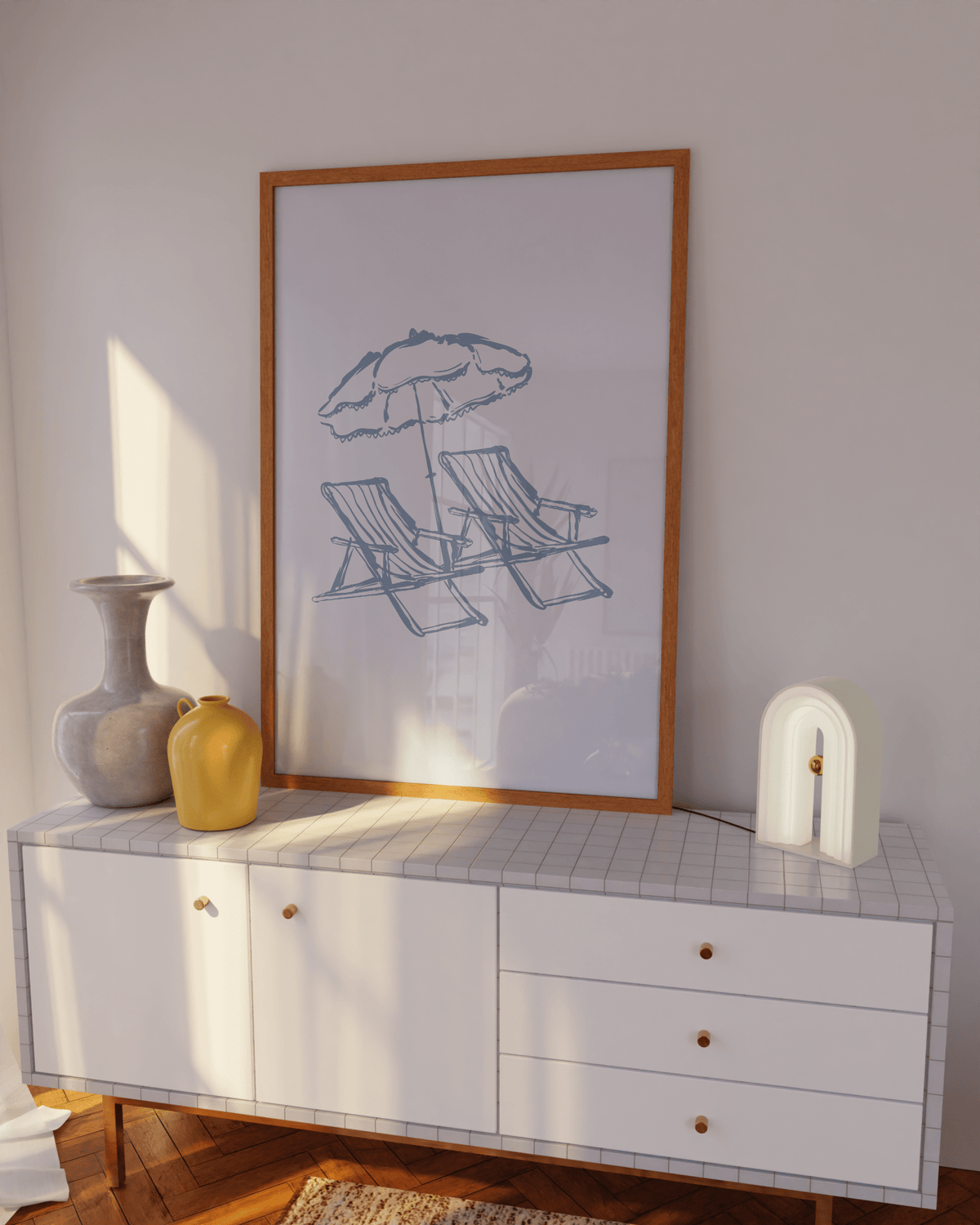 Coastal Girl Poster Set